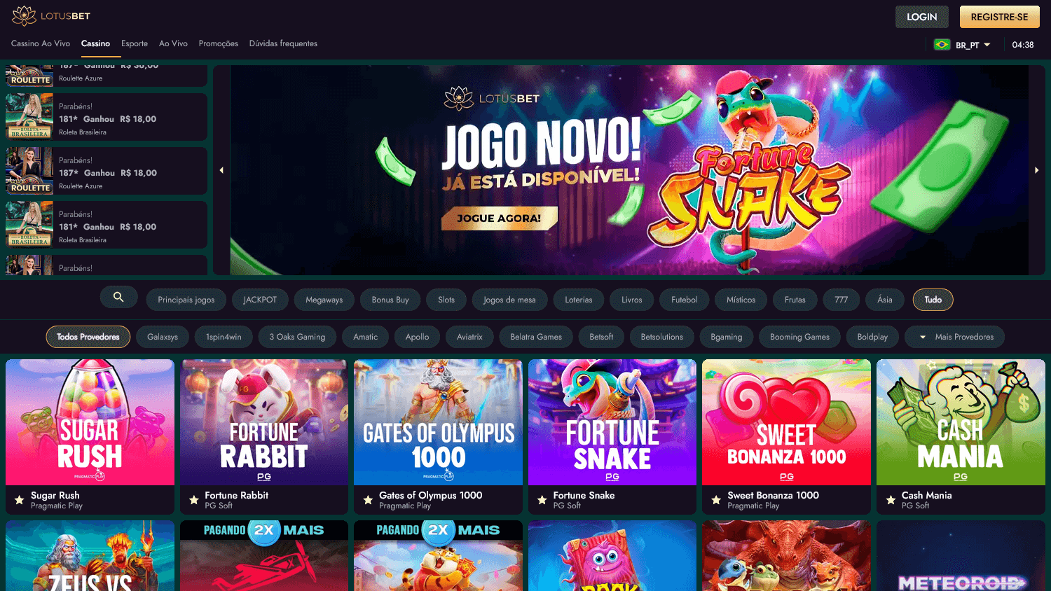 lotus_bet_casino_homepage_desktop