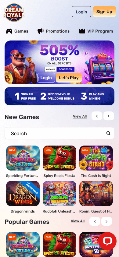 dream_royale_casino_homepage_mobile