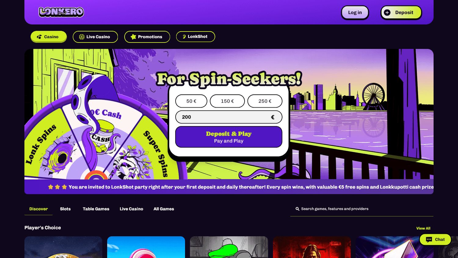 lonkero_casino_homepage_desktop