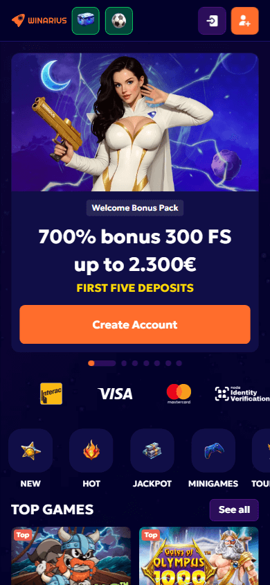 winarius_casino_homepage_mobile