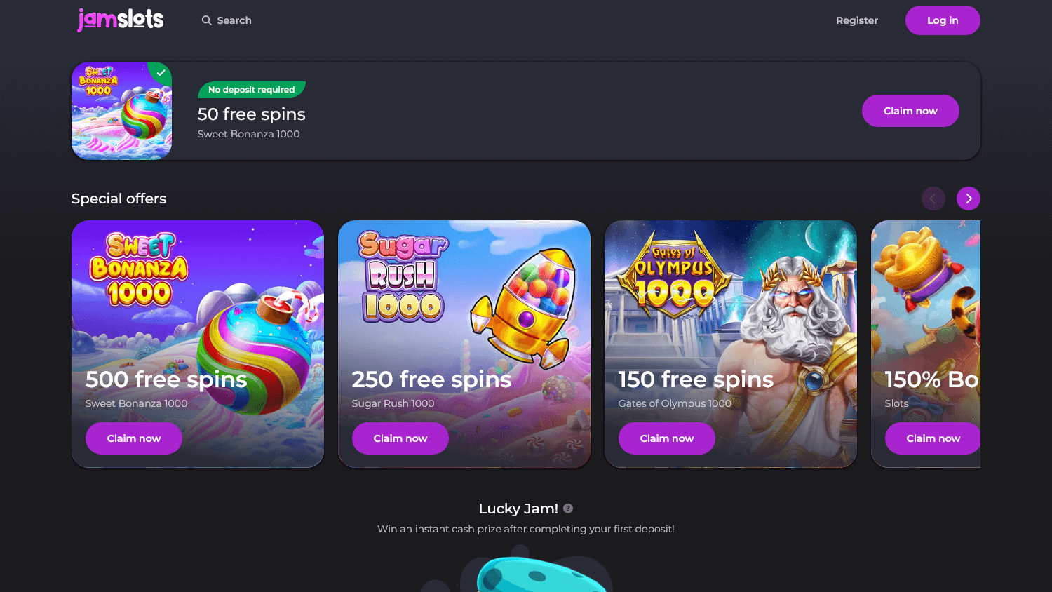 jamslots_casino_homepage_desktop