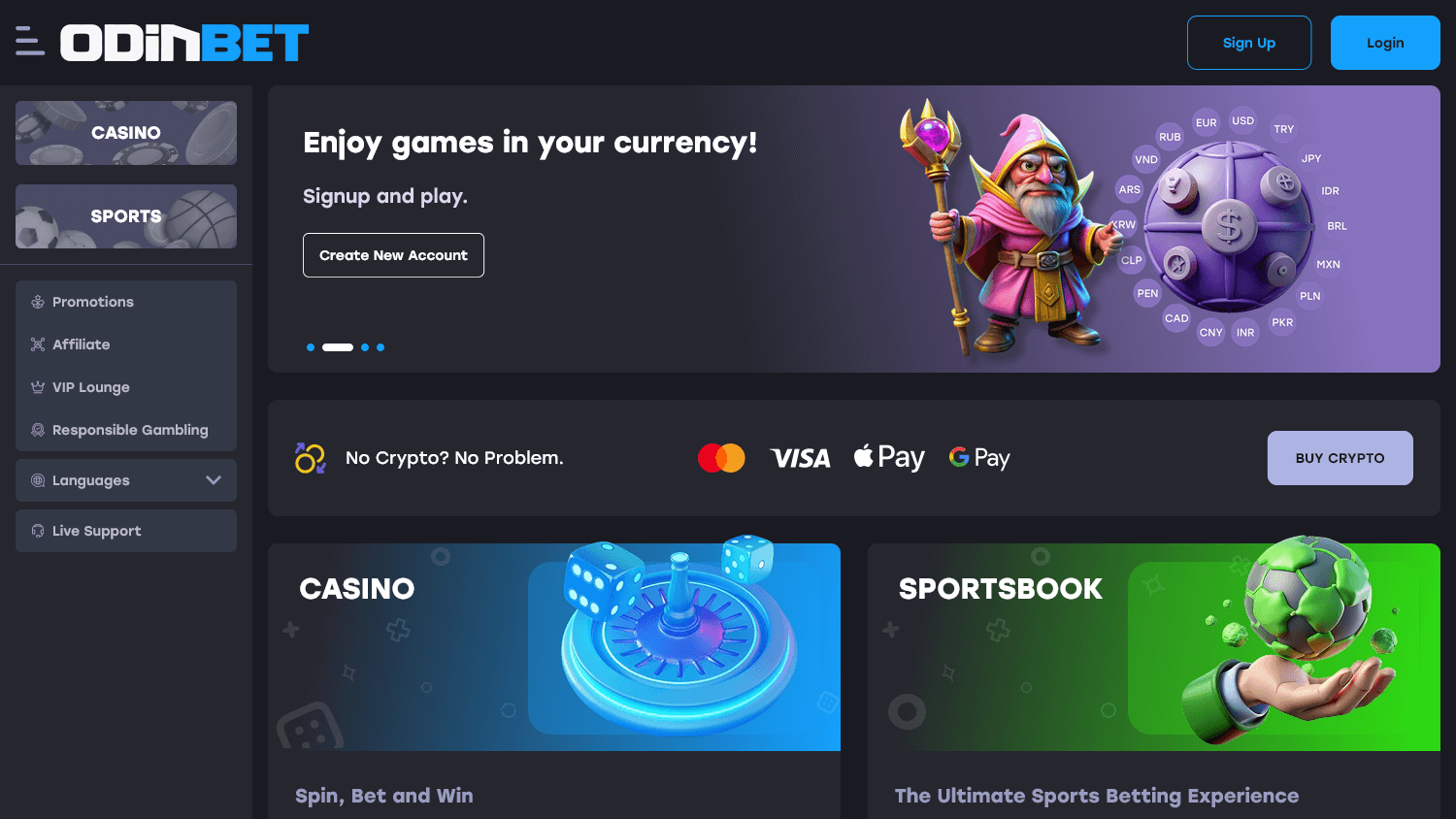 odinbet_casino_homepage_desktop