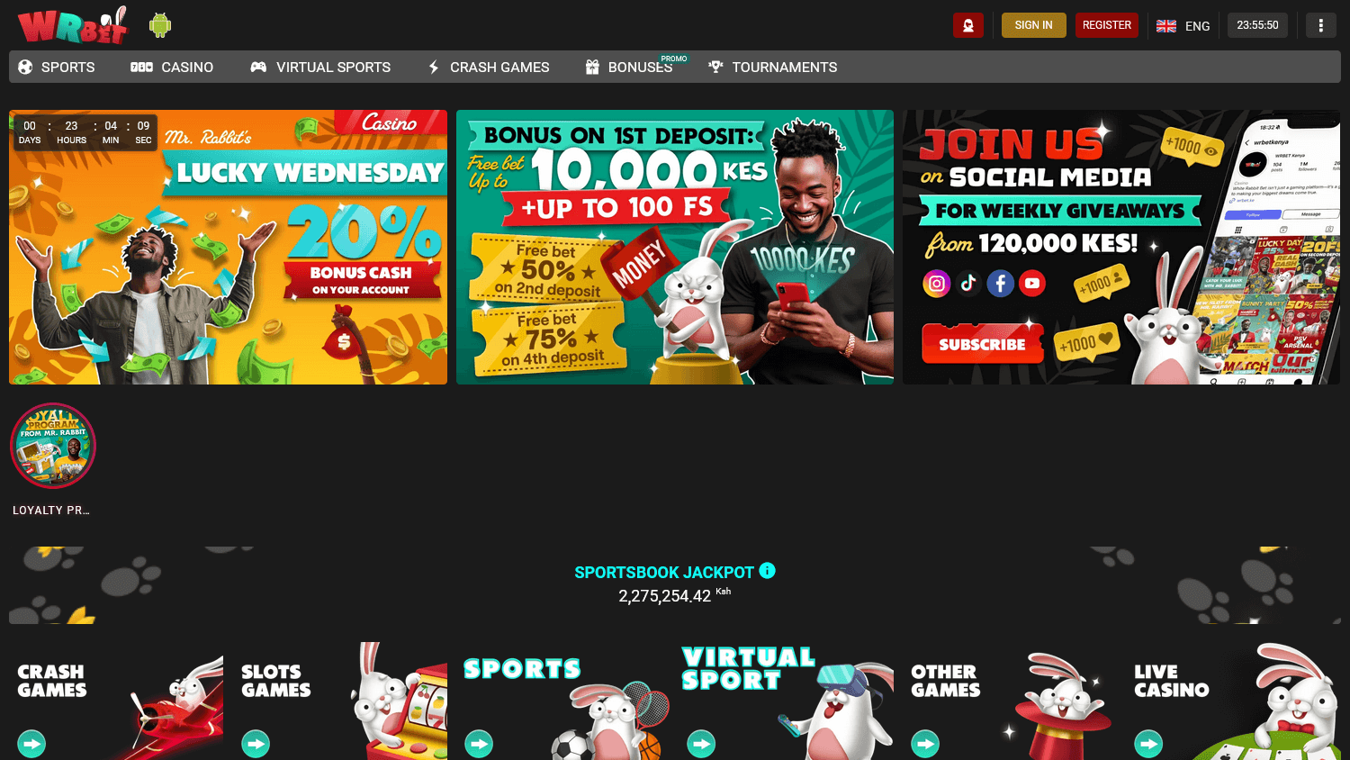 wrbet_casino_homepage_desktop