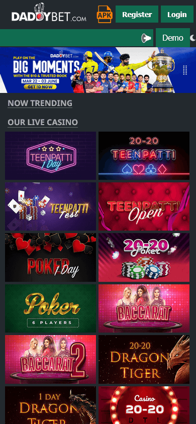 daddybet_casino_homepage_mobile