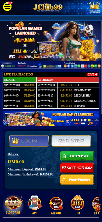 jclub99_casino_homepage_mobile
