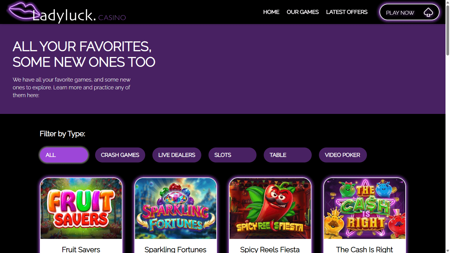 Ladyluck_Casino_game_gallery_desktop