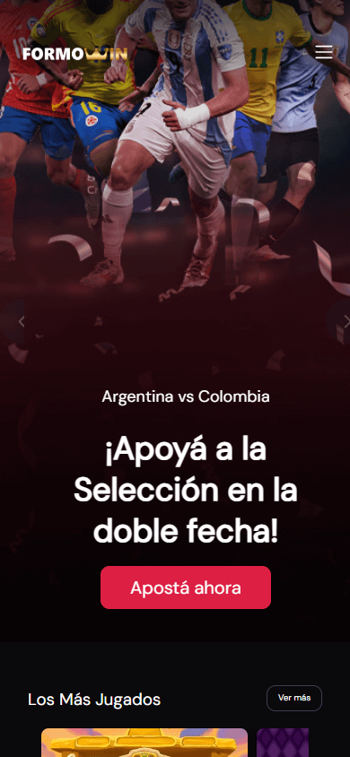 FormoWin_Casino_homepage_mobile