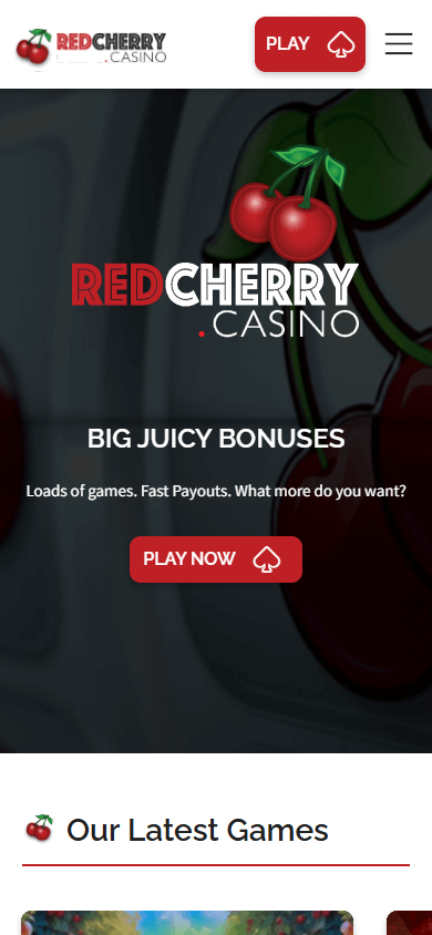 RedCherry_Casino_homepage_mobile