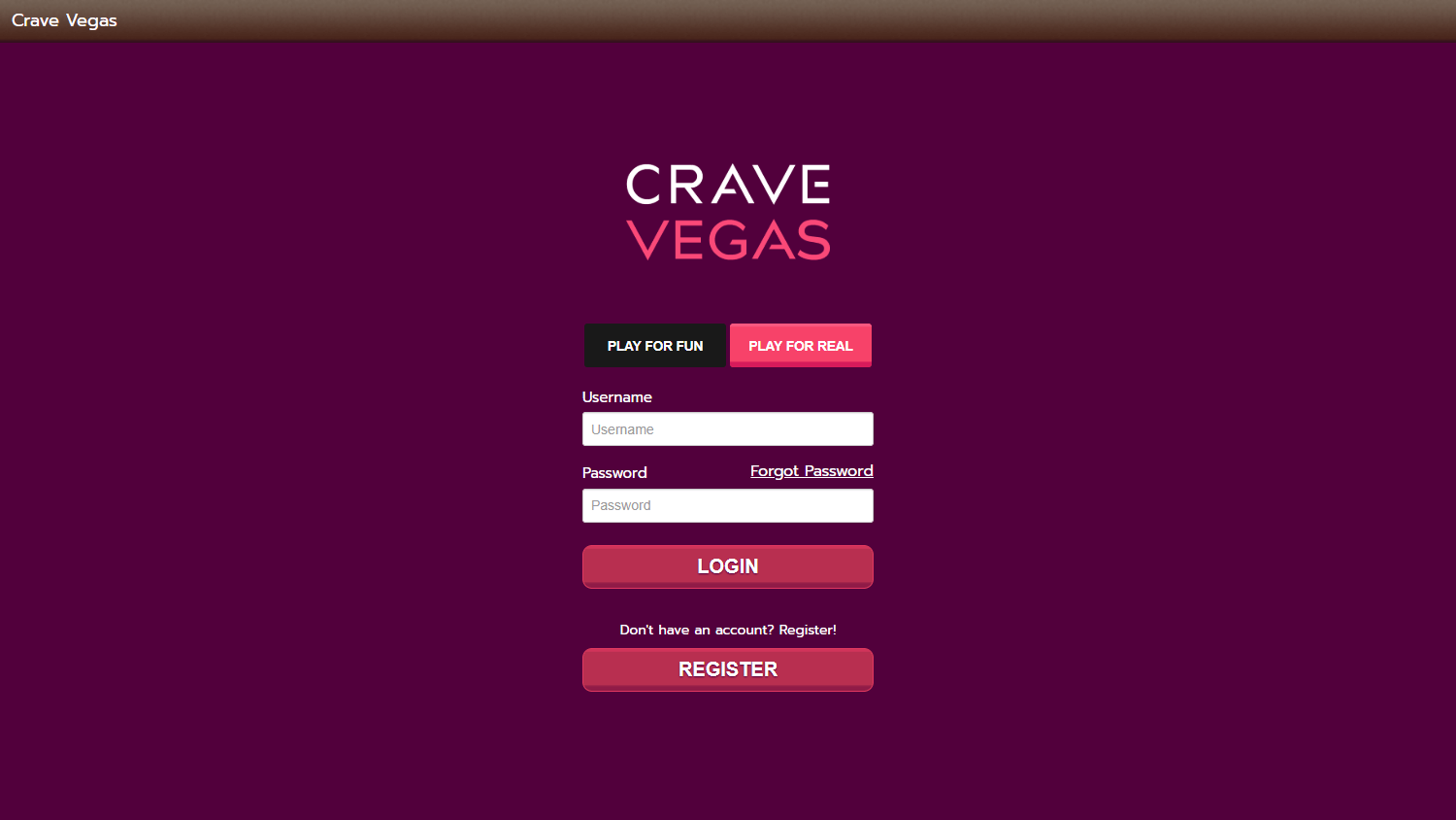 Crave_Vegas_Casino_homepage_desktop