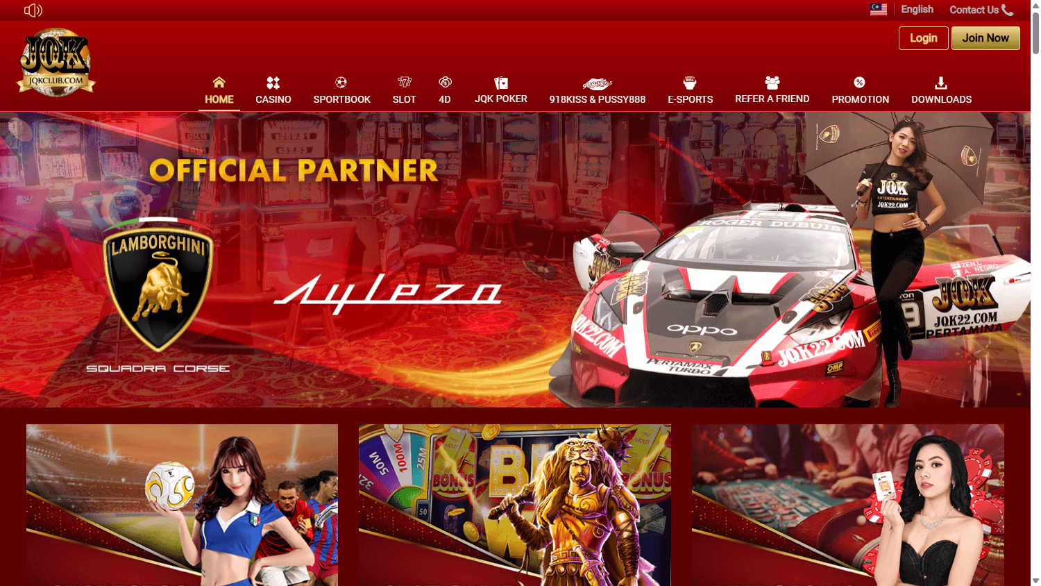 JQKClub_Casino_homepage_desktop