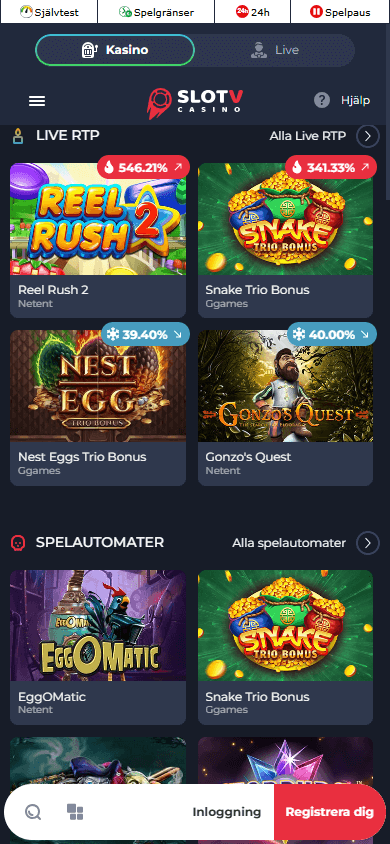 SlotV_Casino_SE_homepage_mobile