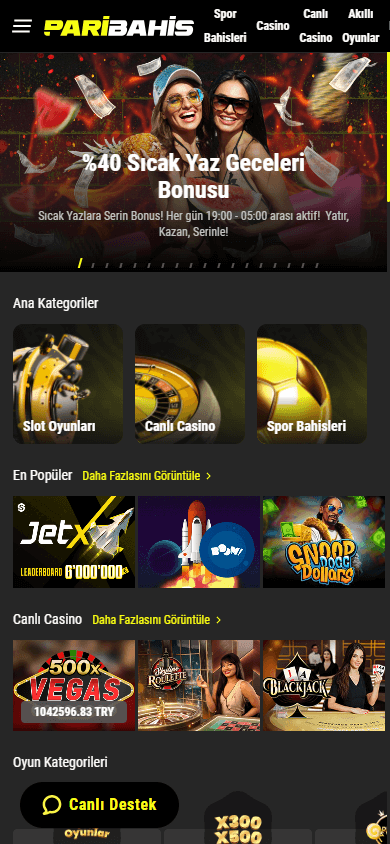 Paribahis_Casino_homepage_mobile