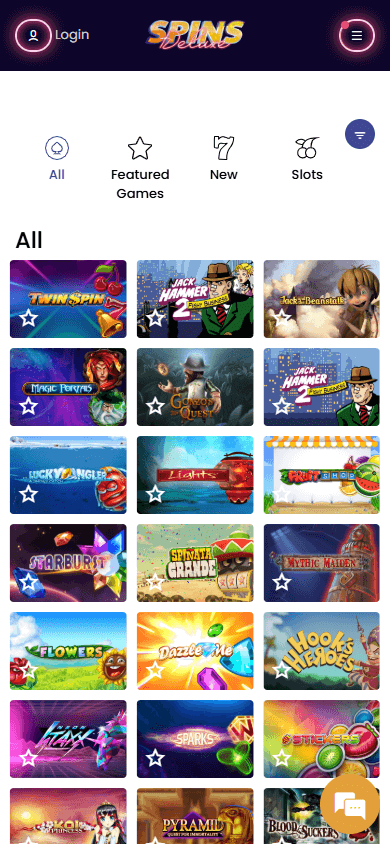 Spins_Deluxe_Casino_game_gallery_mobile