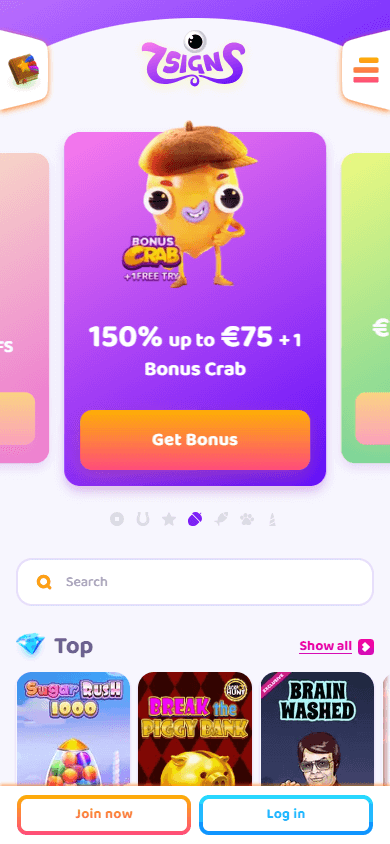 7signs_casino_homepage_mobile