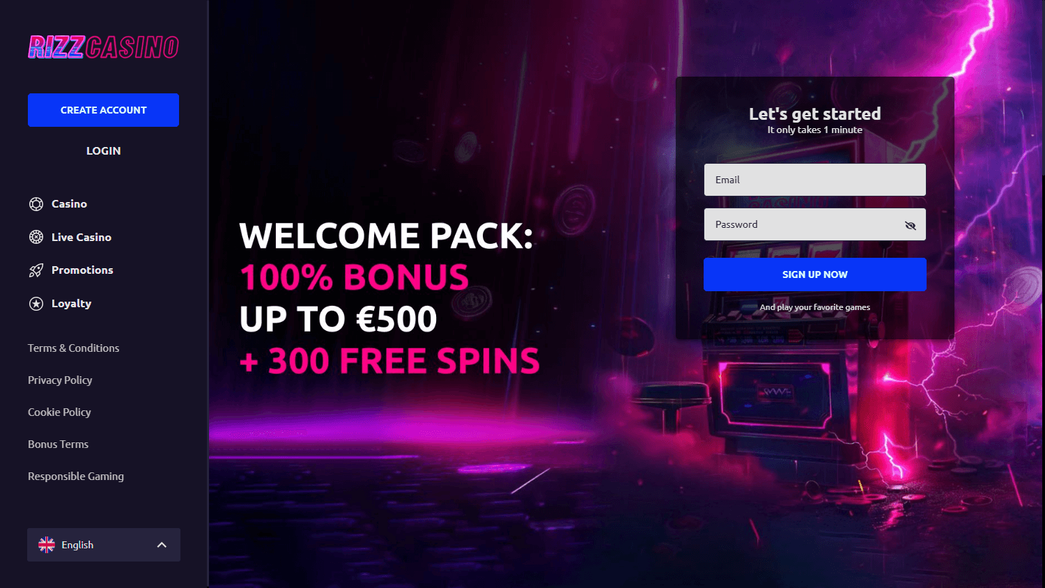 rizz_casino_homepage_desktop