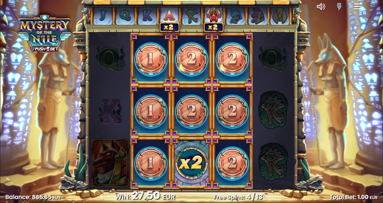 Mystery of the Nile - Pharaoh Reveal feature