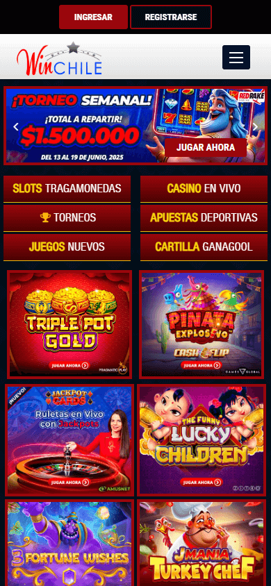 Winchile_Casino_homepage_mobile