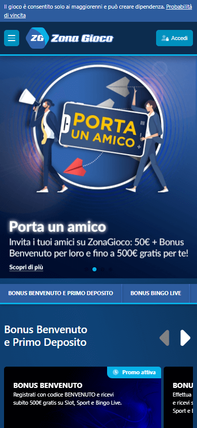 Promozioni Mobile Zonagioco