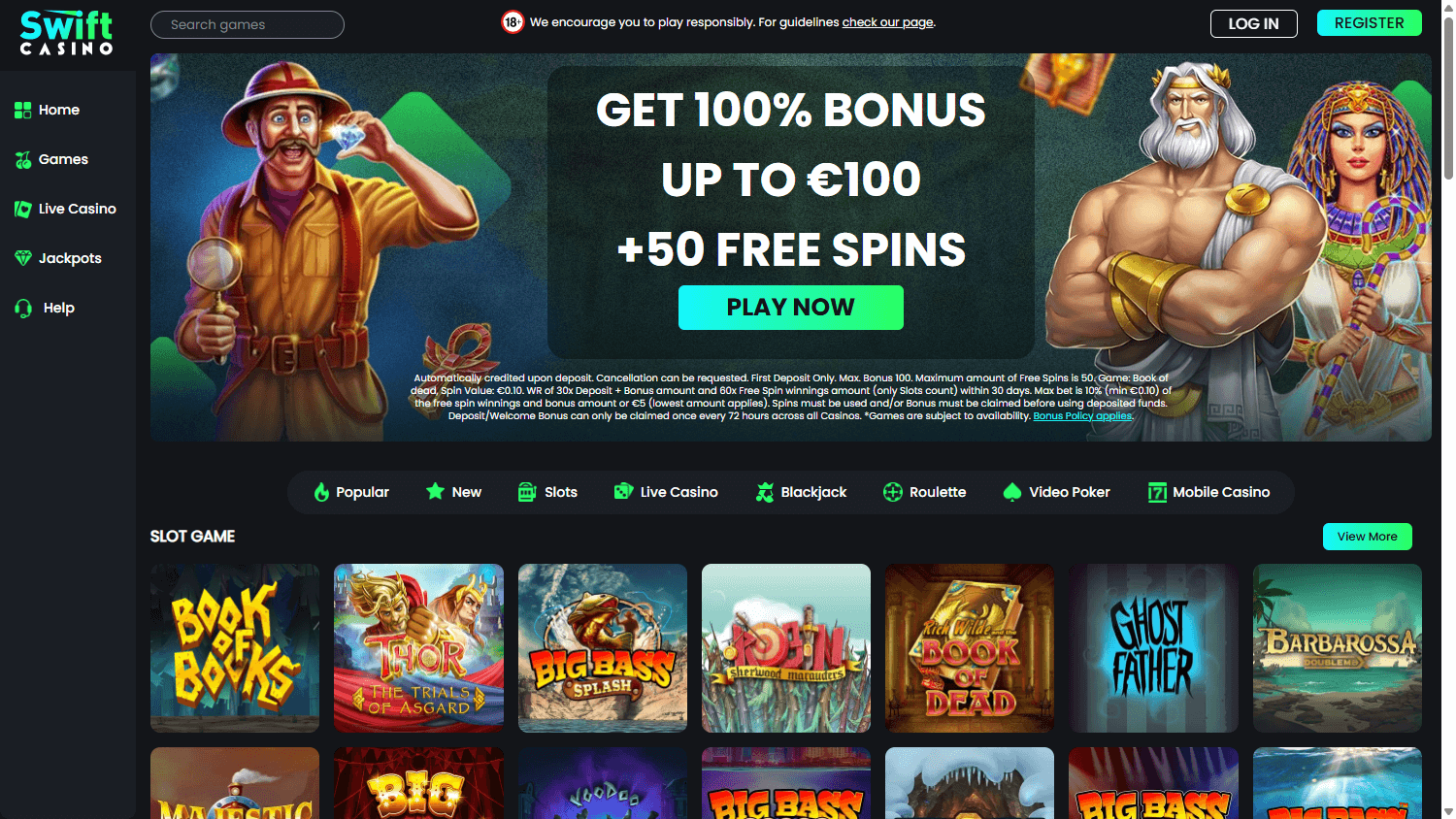 swift_casino_homepage_desktop