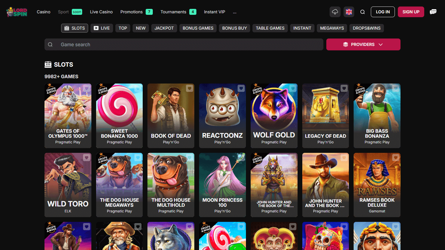 LordSpin_Casino_game_gallery_desktop