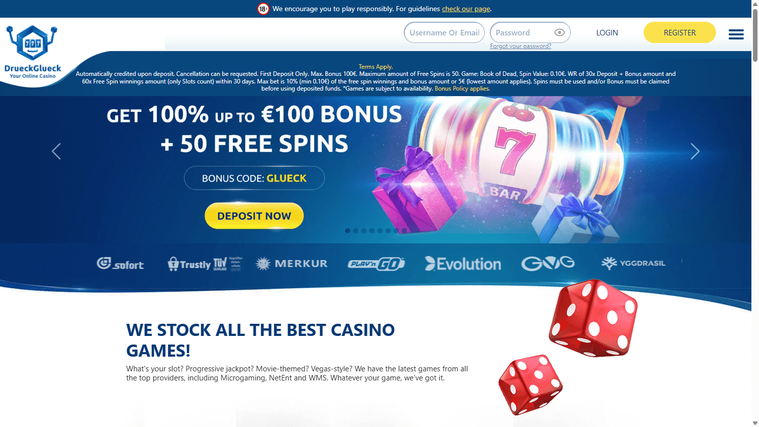 drueckglueck_casino_homepage_desktop