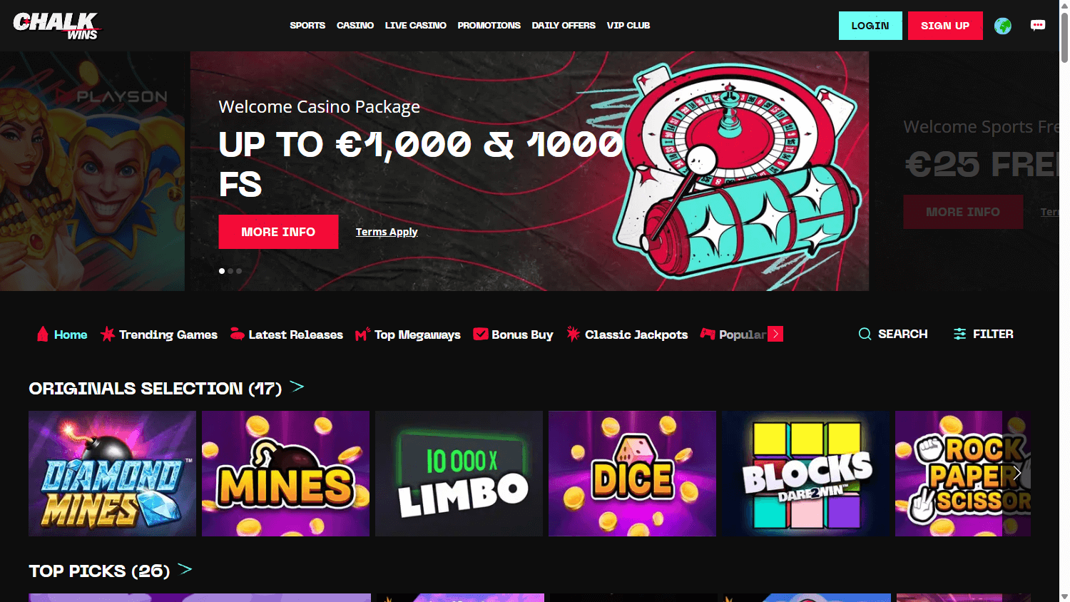 chalkwins_casino_homepage_desktop