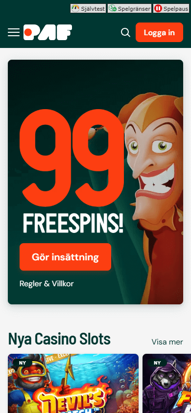 Paf_Casino_SE_homepage_mobile