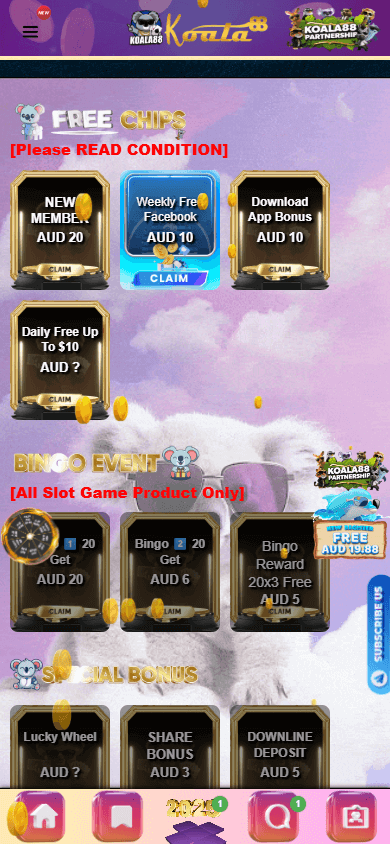 Koala88_Casino_promotions_mobile