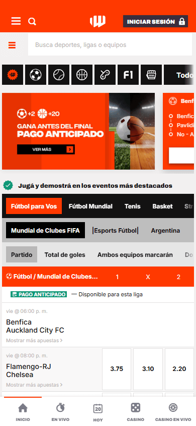 betwarrior_casino_homepage_mobile