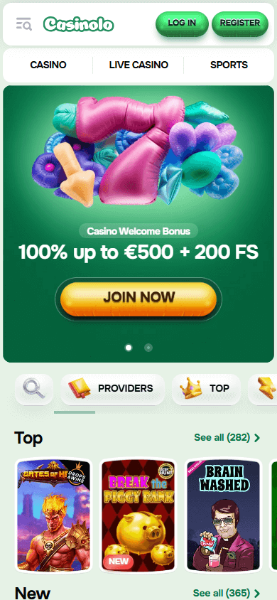 casinolo_casino_homepage_mobile
