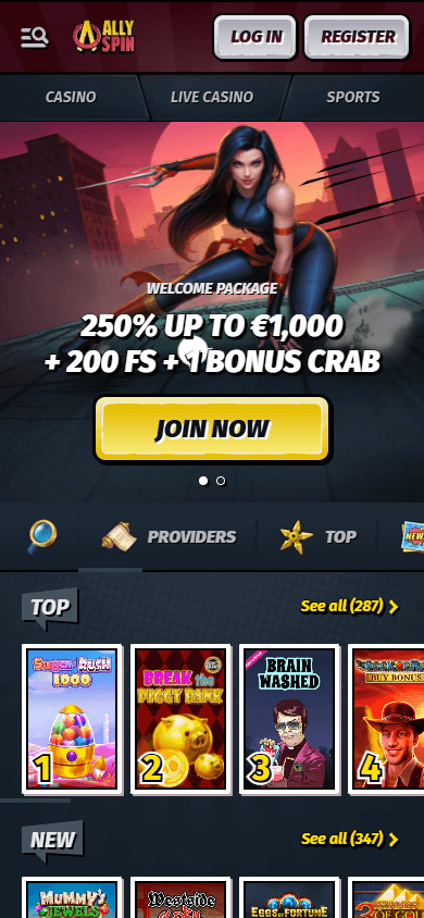 allyspin_casino_homepage_mobile