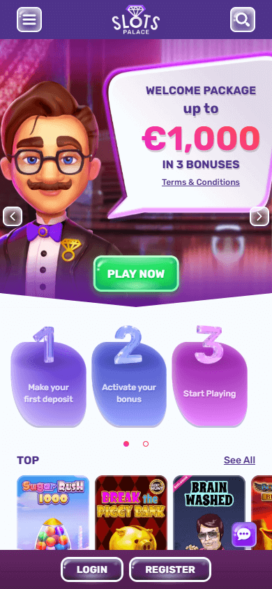 slotspalace_casino_homepage_mobile