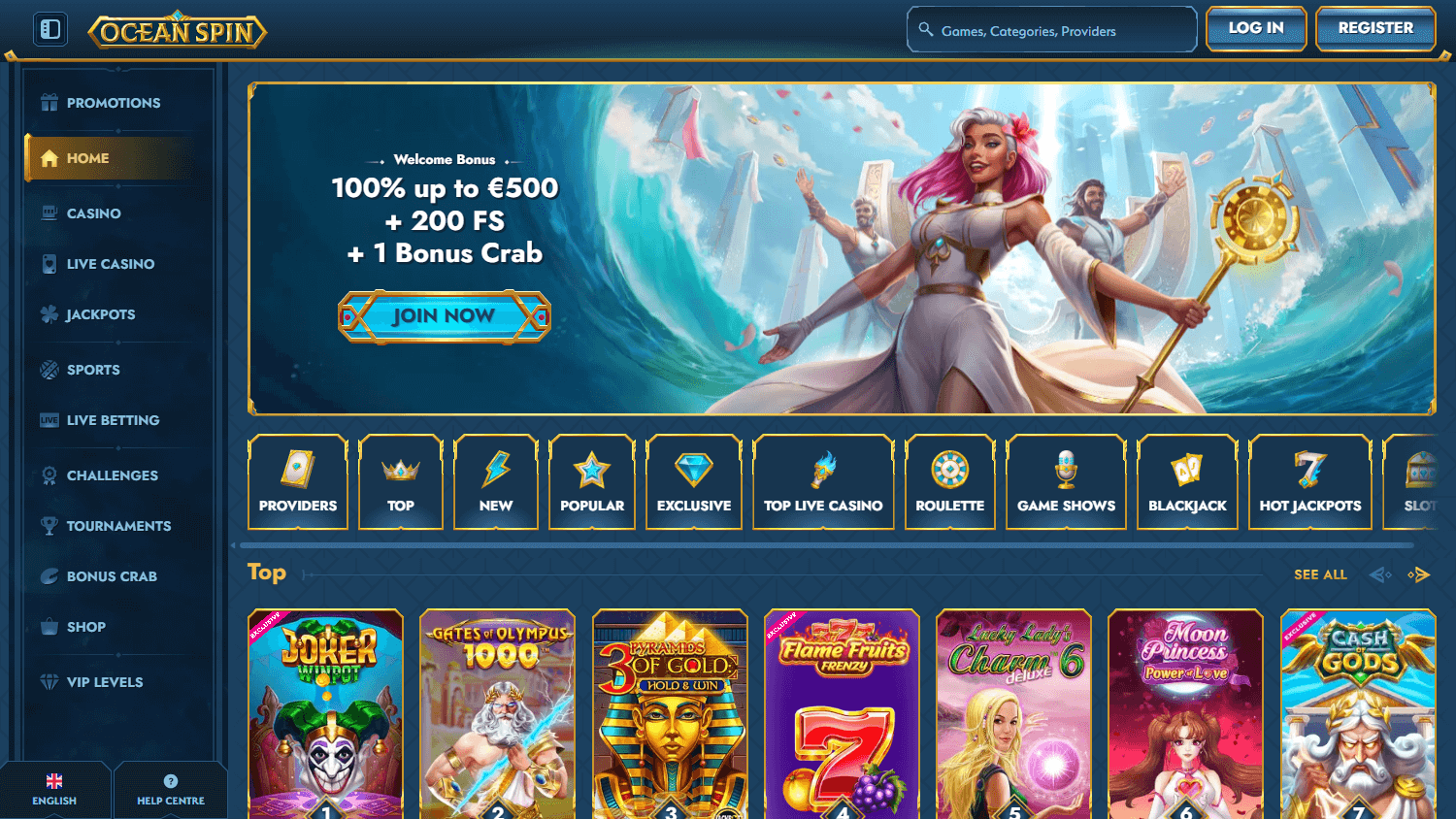 ocean_spin_casino_homepage_desktop