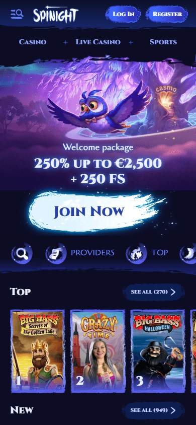 spinight_casino_homepage_mobile