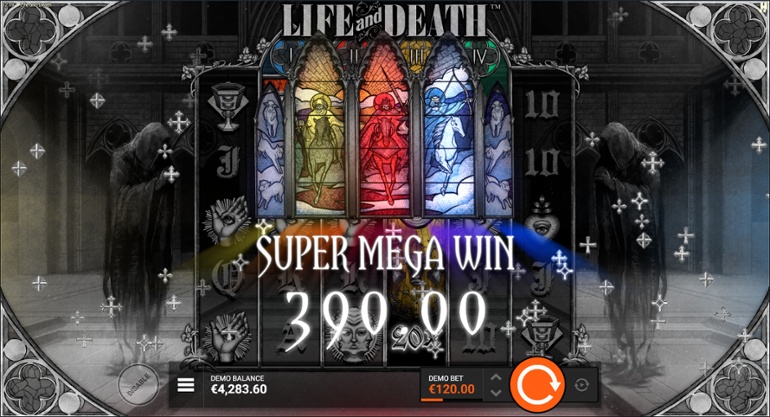 Life and Death slot - Super Mega Win