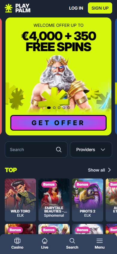 playpalm_casino_homepage_mobile