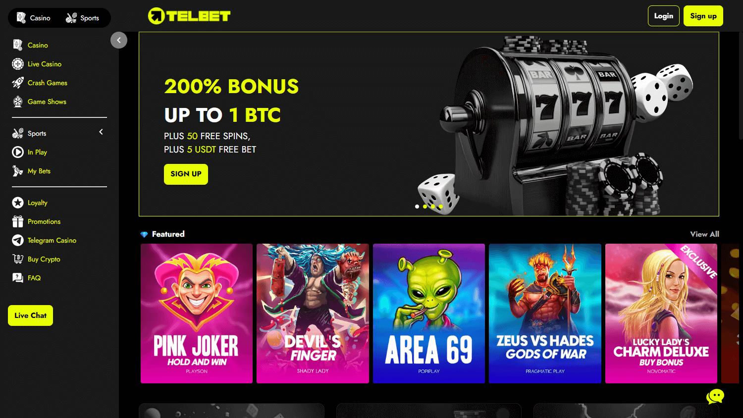 telbet_casino_homepage_desktop