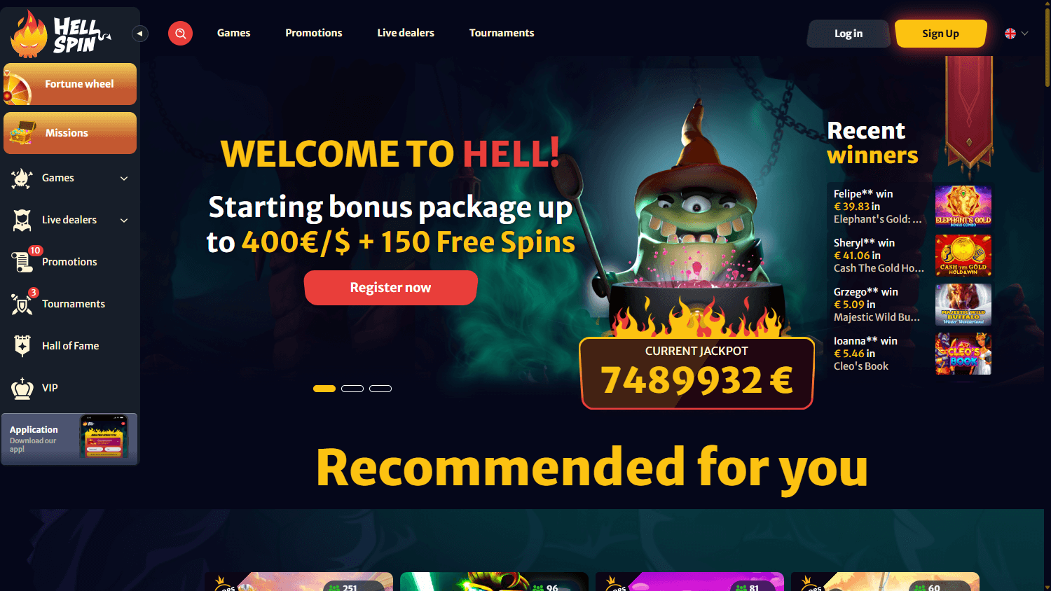 hellspin_casino_homepage_desktop