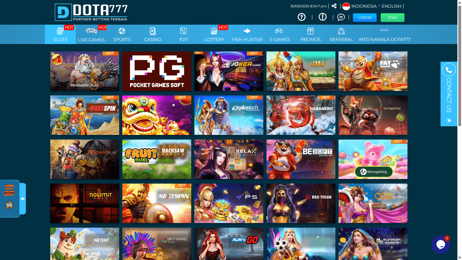 Dota777_Casino_game_gallery_desktop