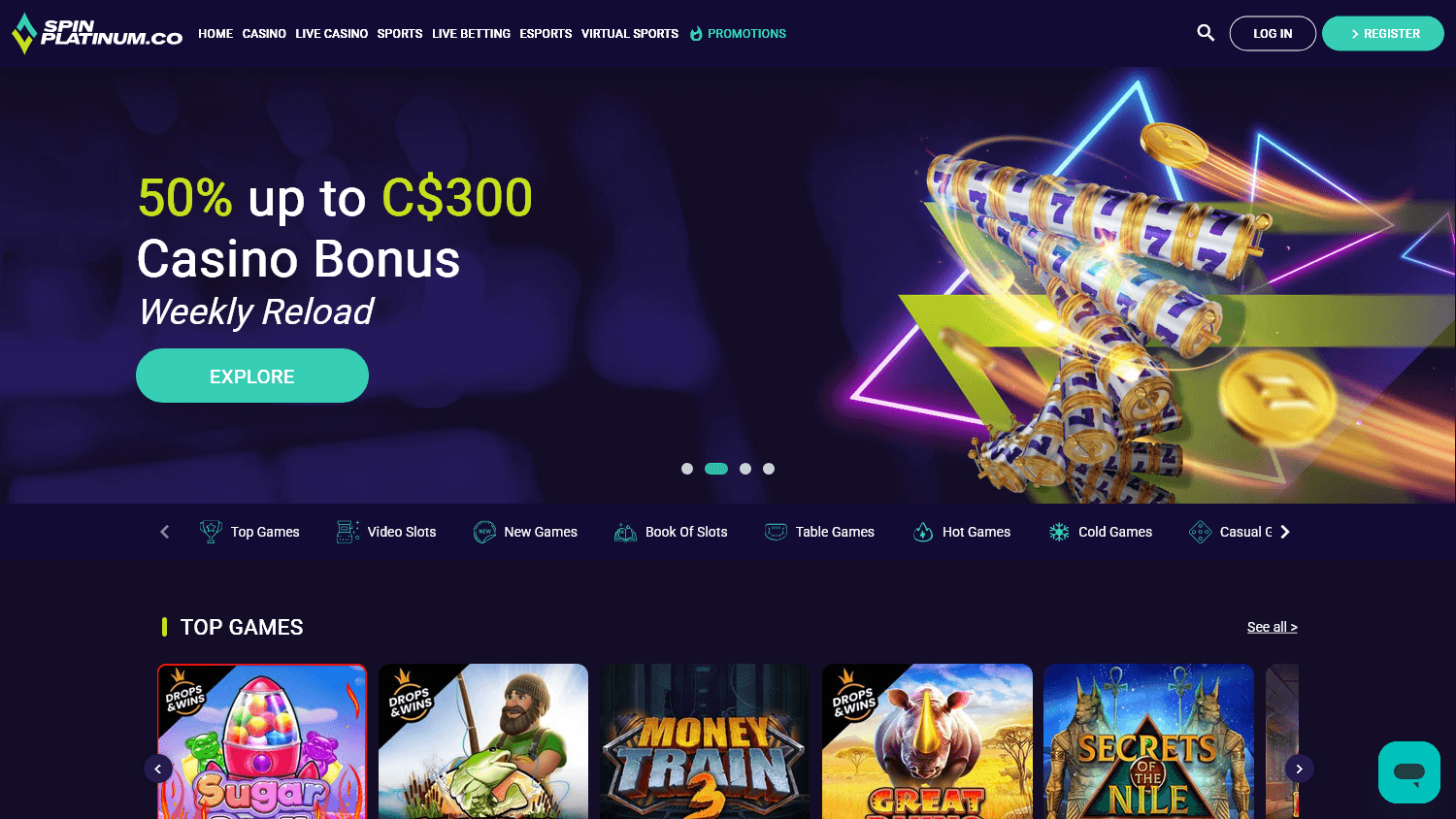spinplatinum_casino_homepage_desktop