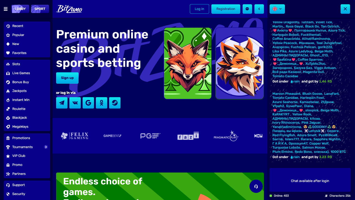 bitzamo_casino_homepage_desktop