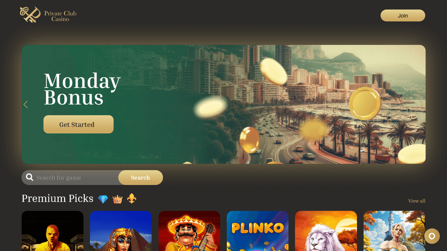 private_club_casino_homepage_desktop