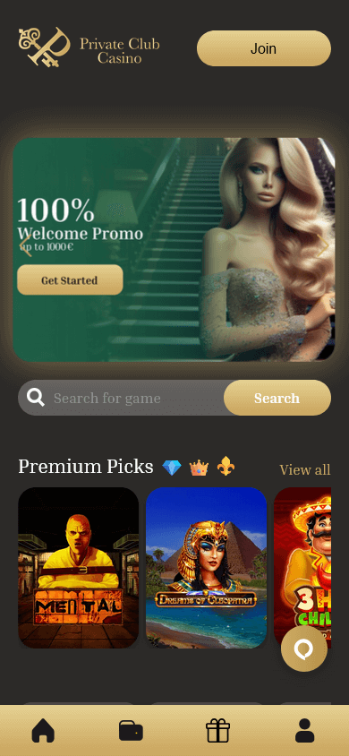 private_club_casino_homepage_mobile