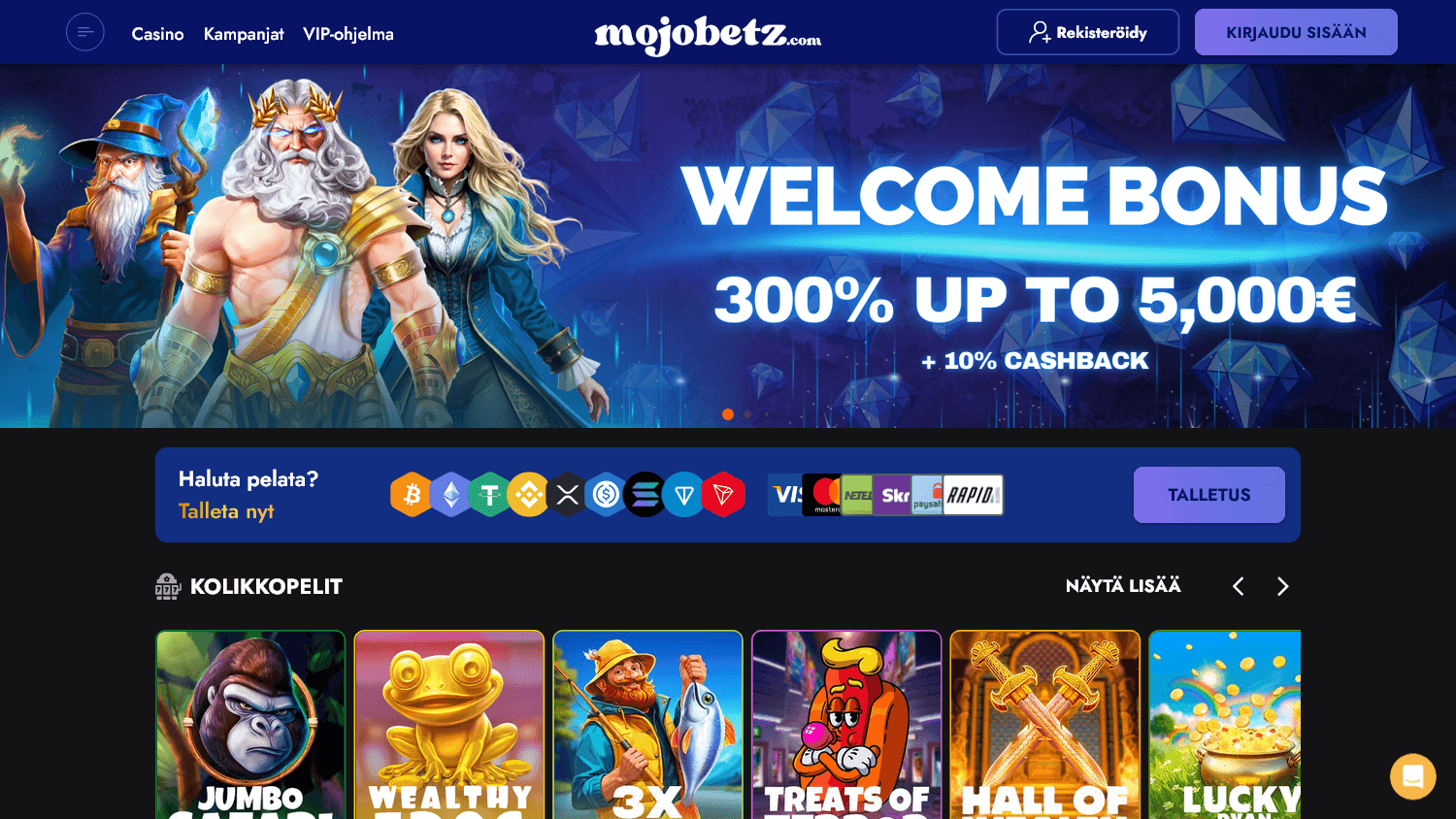 mojobetz_casino_homepage_desktop