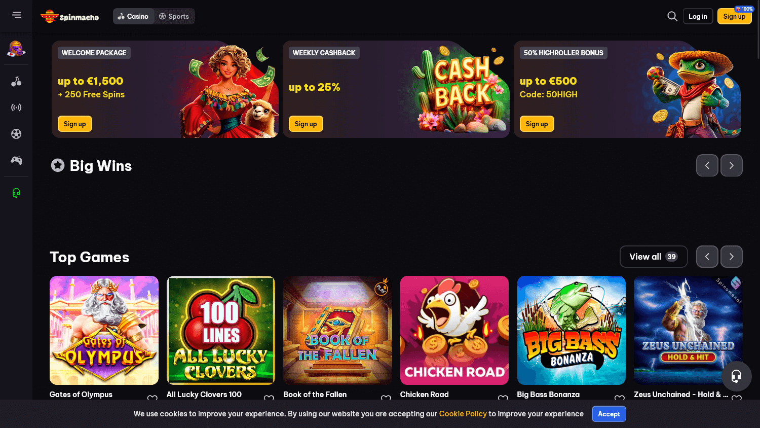spinmacho_casino_homepage_desktop