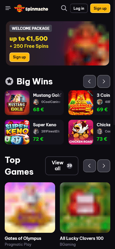 spinmacho_casino_homepage_mobile