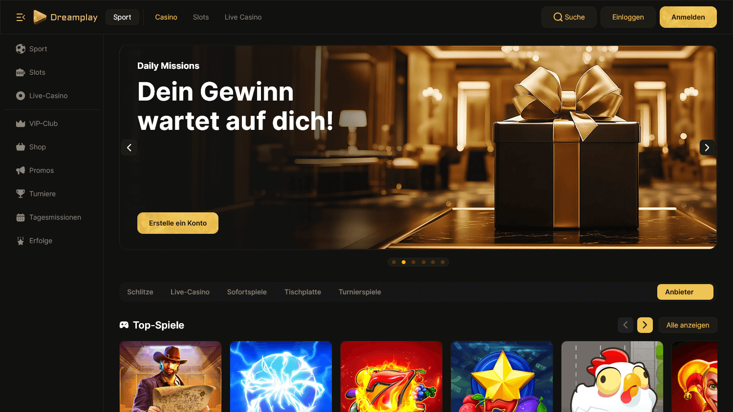 dreamplay_casino_homepage_desktop