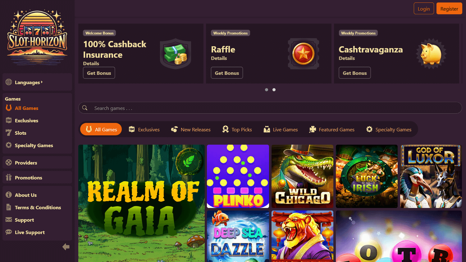 slot_horizon_casino_homepage_desktop