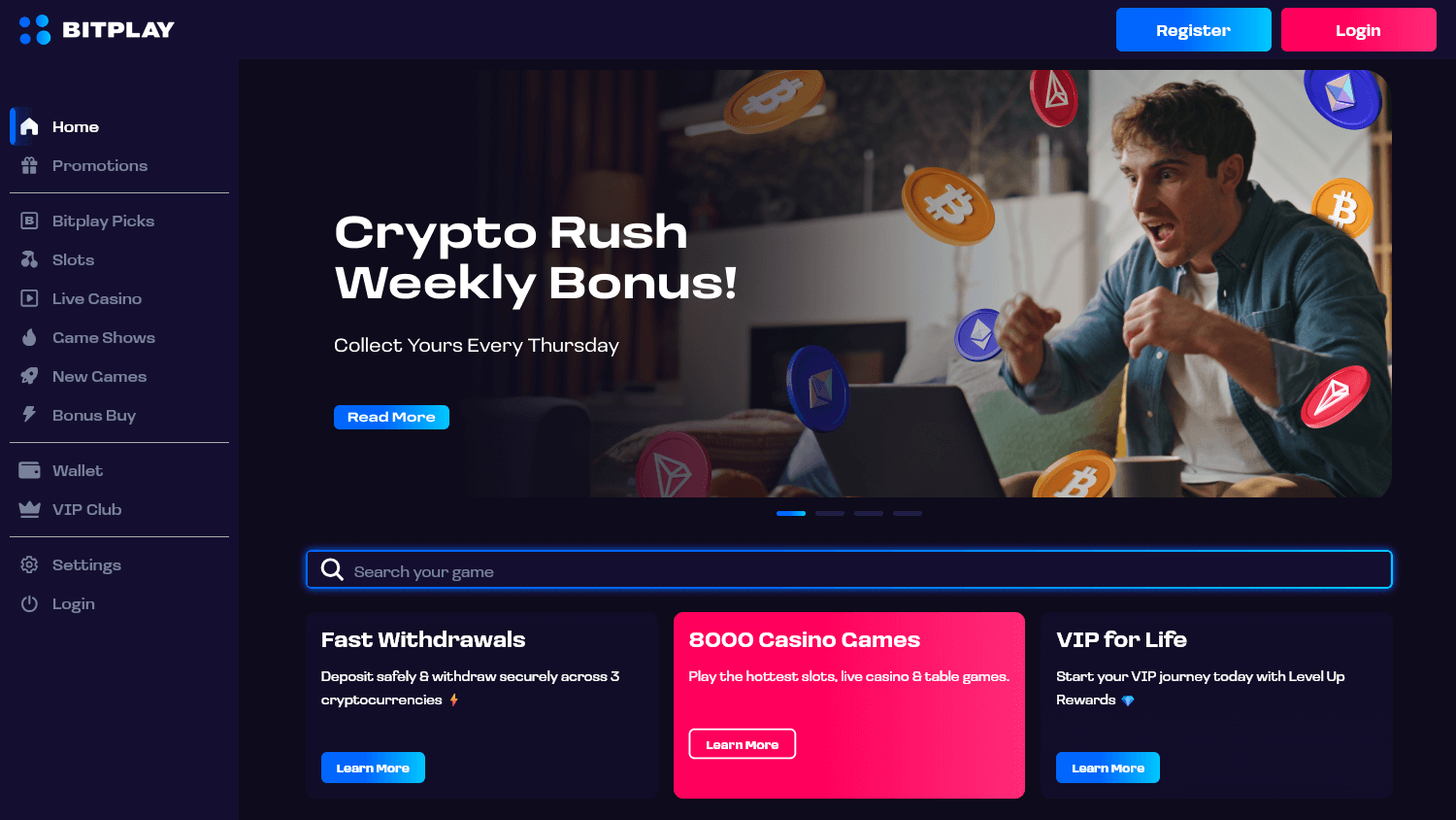 bitplay_casino_homepage_desktop