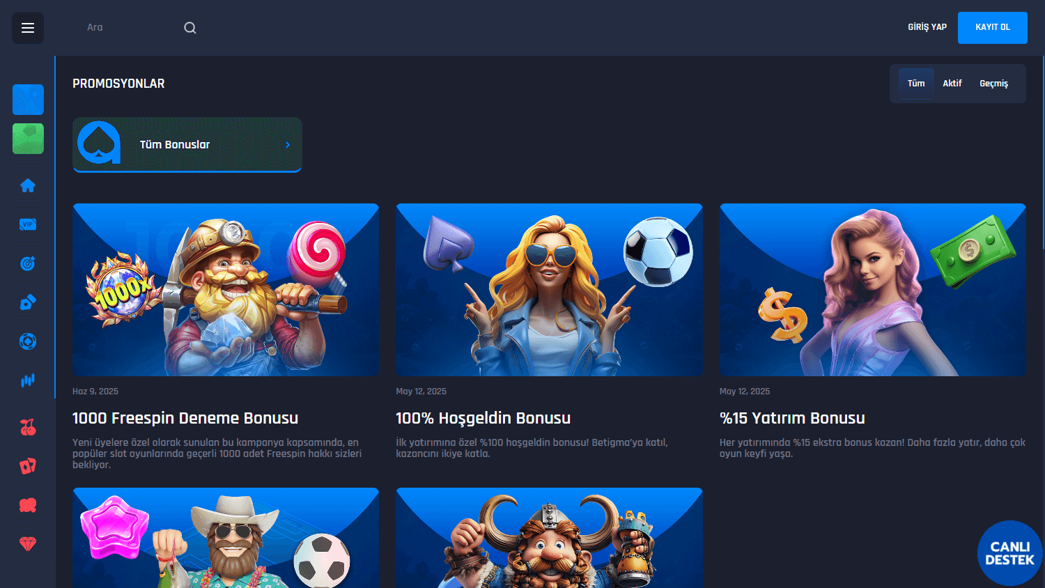 Betigma_Casino_promotions_desktop